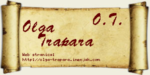 Olga Trapara vizit kartica